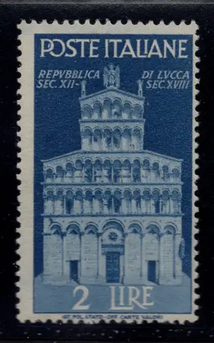 Advent der Republik 2 Lire Nr. 567 filigran DA - MNH