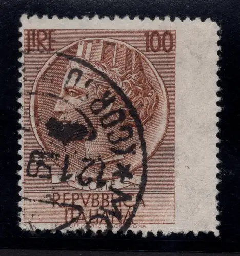 Syrakus Lire 100 Nr. 785 Rechtsverzahnung verschoben - Unveröffentlicht