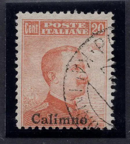 Calino Ägäis - Michetti Cent. 20 Nr. 9 signiert Diena