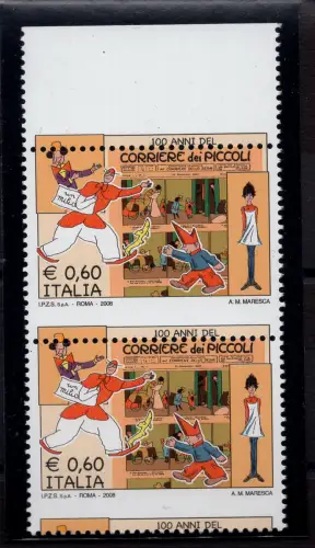 Kurier der kleinen Euro 0,60 Nr. 3070a verschobene Verzahnung - MNH