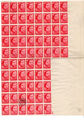 Pro Politische Opfer 70 Exemplare auf INPS-Formular