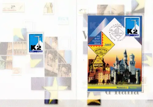 Folder Valori d'Italia Monaco 2005 - Selten - Katalog 99A