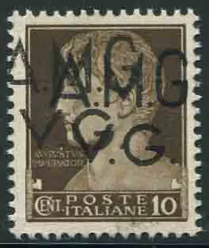 AMG. Sehr guter Zustand. - Imperiale Cent. 10 Sorten Doppelaufdruck