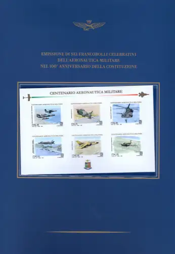 Folder Centenario Aeronautica 2023 - Gemeinschaftsausgabe