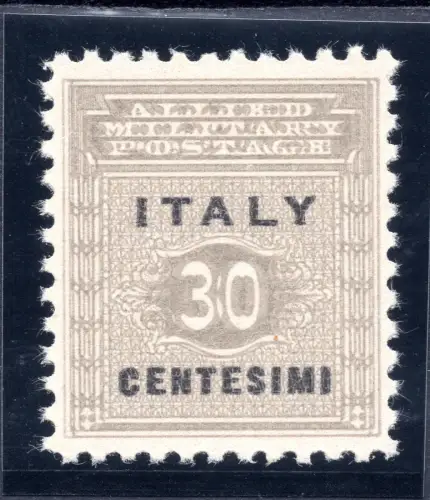 Sizilien Occ. Alliierte - Cent. 30 scharfe Sorten Doppeldruck
