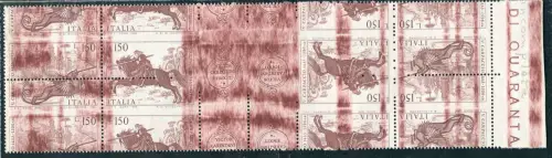 Quarter Carpaccio mit versetzter Verzahnung und Streifen