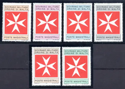 SMOM - Steuermarken Malteserkreuz Nr. 11/16 ohne Aufdruck