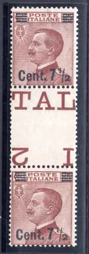 Michetti Cent. 7,1/2 von 85 mit Zwischenraum