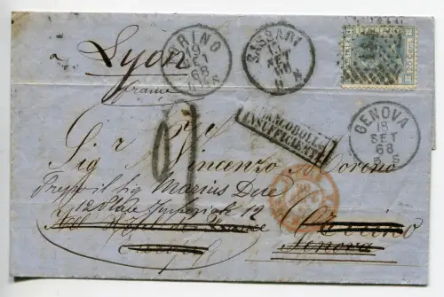 Vitt. Emanuele II. Bigola - Seebrief - besteuert