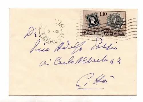 Hundertjahrfeier von Sardinien Lire 10 isoliert