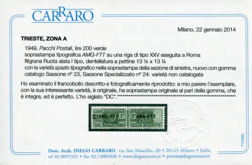 Postpakete Lire 200 Sorten Sorten Typografieraum