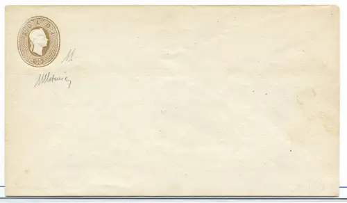 Briefumschlag Franz Joseph 35 s. hellbraun