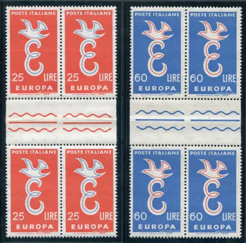 Europa '58 im raumgetrennten Viererblock