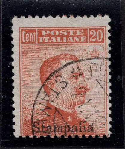 Stampalia Ägäis - Michetti Cent. 20 Nr. 9 signiert Diena