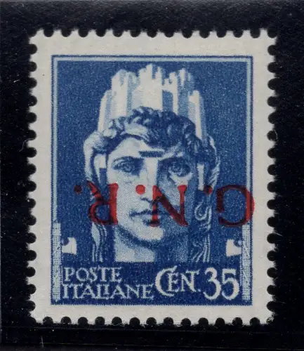 G.N.R. Cent. 35 Verona Nr. 476a umgedrehter Aufdruck - postfrisch