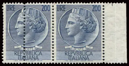 Syrakus Lire 200 Paar Sortenverzahnung