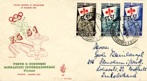 Turnschuhe auf Umschlag Venedig für Deutschland im Sonderkurs