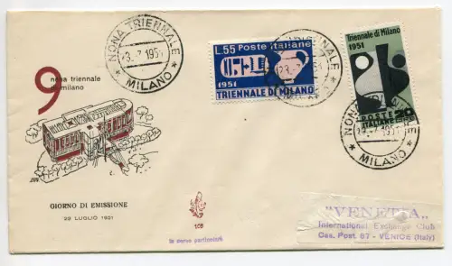 Triennale di Milano auf Umschlag Venetia