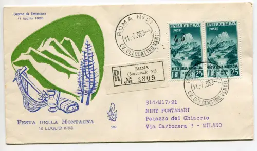 Bergfest Paar auf Umschlag Venetia Racc.