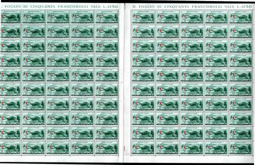 Touring Club Doppelblatt mit Zwischenraum