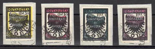 Ägäis Occ. Deutsch - Pro Linke Luftpost Serie Originalstempel