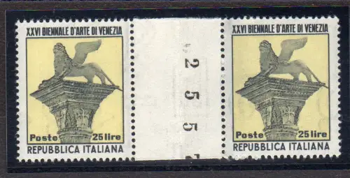 Biennale von Venedig Lire 25 Paar mit Zwischenraum (Brücke)