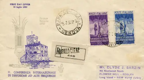 Rundfunkserie auf Umschlag Venetia Racc. pro New York