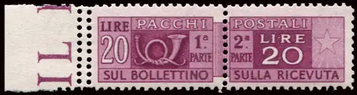 Postpakete Lire 20 Sorten Doppelverzahnung