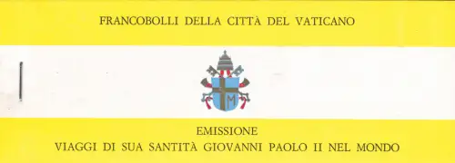 SS-Reisen. Johannes Paul II. - Booklet gelber Einband