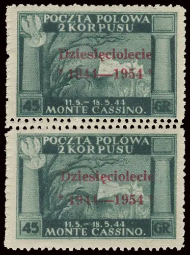 Polnisches Regierungskorps London - 45g. Sorte