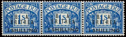 Eritrea Occ. Englisch - ST B. A. 1 sh. auf 1 s. Sorte