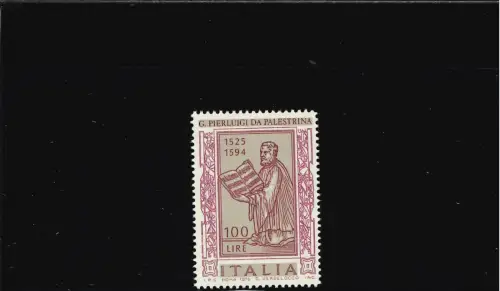 GIOVANNI DA PALESTRINA VIEL SCHMALERE BRIEFMARKE