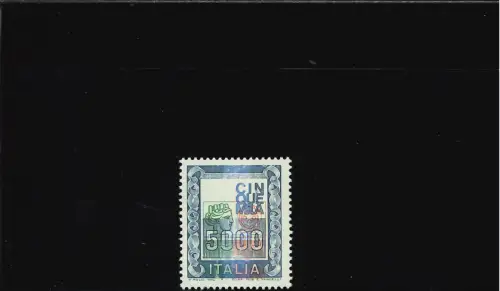 HOHE WERTE 5000 L SYRAKUS UND WAPPEN NACH UNTEN VERSCHOBEN 1056AB SACHSEN SP.