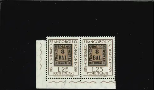 ROMAGNE 25 L. PRIMA A DI ITALIANE SANS TRATTO CP COL NORMAL 53. POS