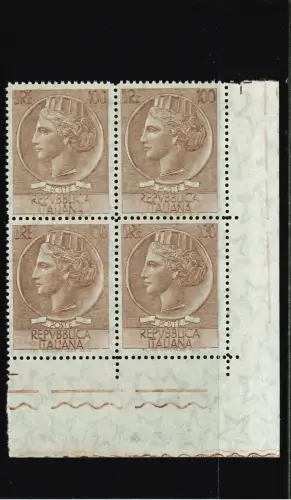 SYRAKUS S II 100 L. VIERTEL BLATTECKE SCHLECHTER DRUCK