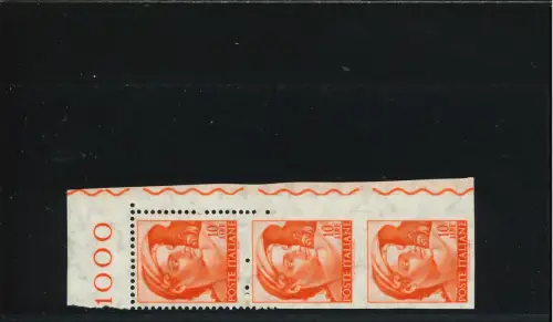 MICHELANGIOLESCA S I 10 L. DREIKANTENSTREIFEN TEILUNGEZÄHNT