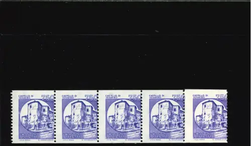 SCHLÖSSER MASCHINEN 750 L. STARK VERSCHOBENE VERTIKALE VERZAHNUNG 6ER STREIFEN