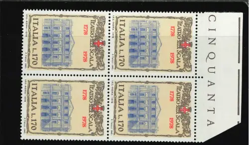 TEATRO LA SCALA 170 L. DOPPELTER QUARTINROTER DRUCK