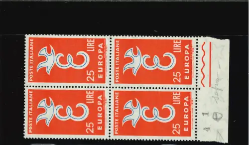 EUROPA 25 L. PEST STATT VIERTELBLATTRANDUNG UNTEN