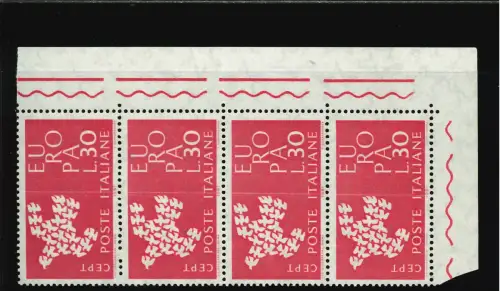 EUROPA 30 L. VERTIKALER VIERSTREIFEN MIT WEISSER LINIE