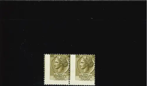 SIRACUSANA 50 L. STARK VERSCHOBENE ARABISCHE VERZAHNUNG HORIZONTALES PAAR