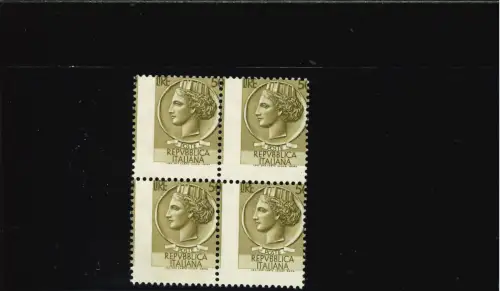 SIRACUSANA 50 L. STARK VERSCHOBENE ARABISCHE VIERTELVERZAHNUNG