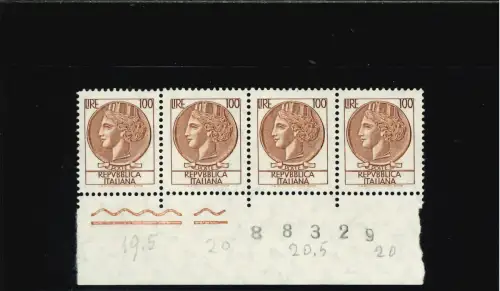 SIRACUSANA 100 L. VIERSTREIFEN DER ERSTE SCHMALSTE ZUM SPRINGEN