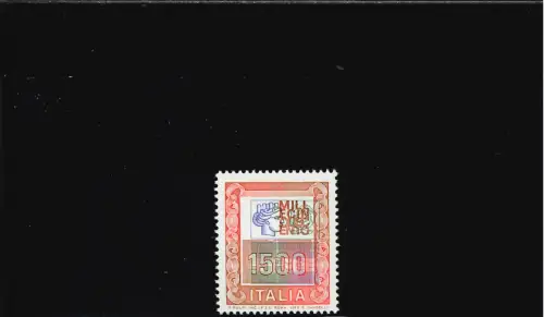 HOHER WERT 1500 L. KOPF NACH RECHTS VERSCHOBEN