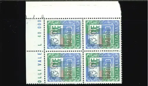 HOHER WERT 2000 L. KOPF NACH LINKS VIERTEL BLATTECKE VERSCHOBEN