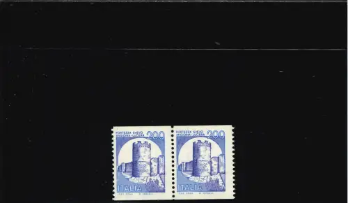 CASTELLI MACHINETTE 200 L. TEILWEISER SCHRIFTZUG IM NIEDRIGEN PAAR