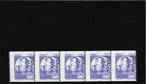 CASTELLI MACHINETTE 750 L. VERSCHOBENER FÜNFZAHNSTREIFEN