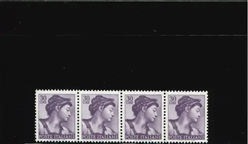 MICHELANGIOLESCA 30 L. DICKES 4ER-STREIFEN-PAPIER