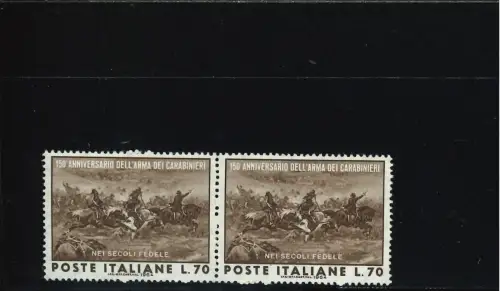 CARABINIERI 70 L. 150 OHNE FREISTELLUNG IM PAAR MIT NORMAL