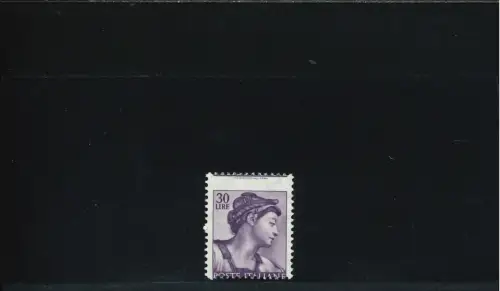 MICHELANGIOLESCA 30 L. STARK VERTIKAL VERSCHOBENE ZAHNUNG